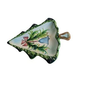 Vintage Holt Howard Christmas‎ Tree Shaped Candy Dish Holiday Japan